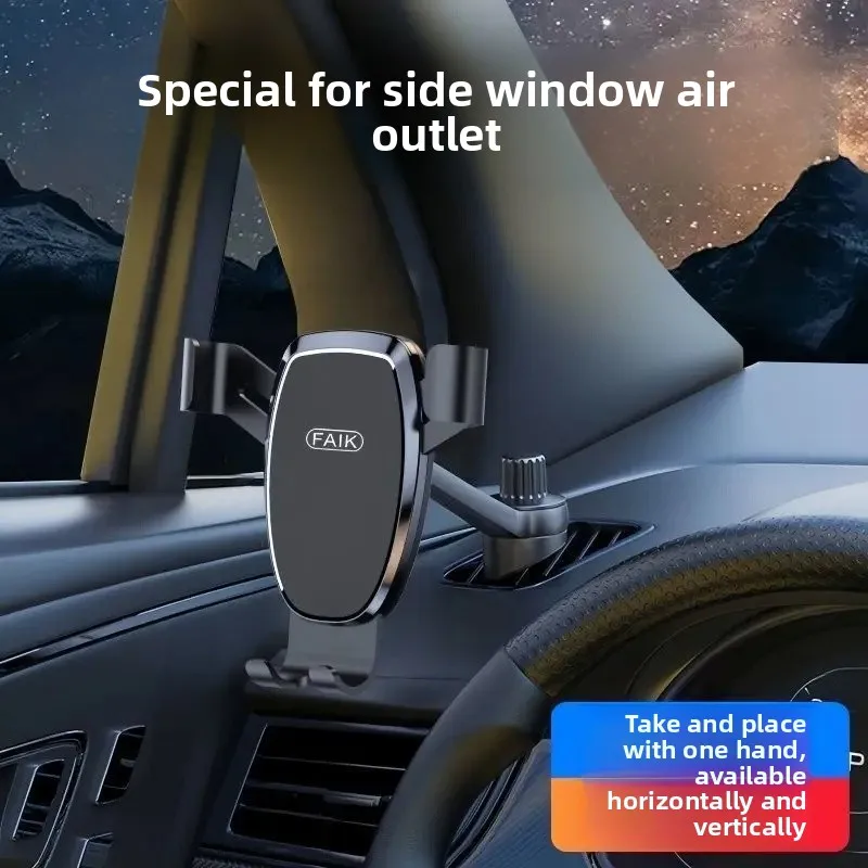 1Pcs Car Phone Holder Gravity Expansi Stand For Iphone Xiaomi Samsung Car Mobile Support For Various Shapes Air Vent Phone Mount